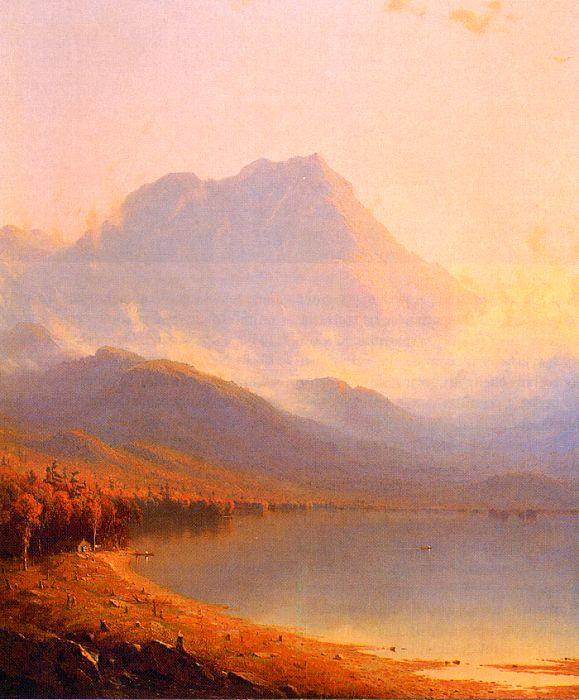 Sanford Robinson Gifford Morning in the Adirondacks Sweden oil painting art